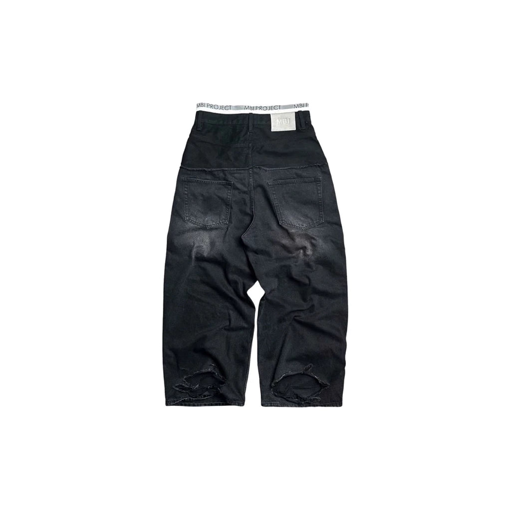 MBI UNDERWEAR CUT UP JEANS