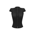 KILL SYSTEM LAMA SNAP-BUTTON THICK UMI BODY-FITTING T-SHIRT