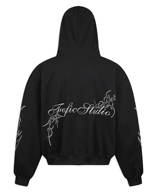 FAFIC STUDIO INK STYLE STREETWEAR HOODIE ZIP