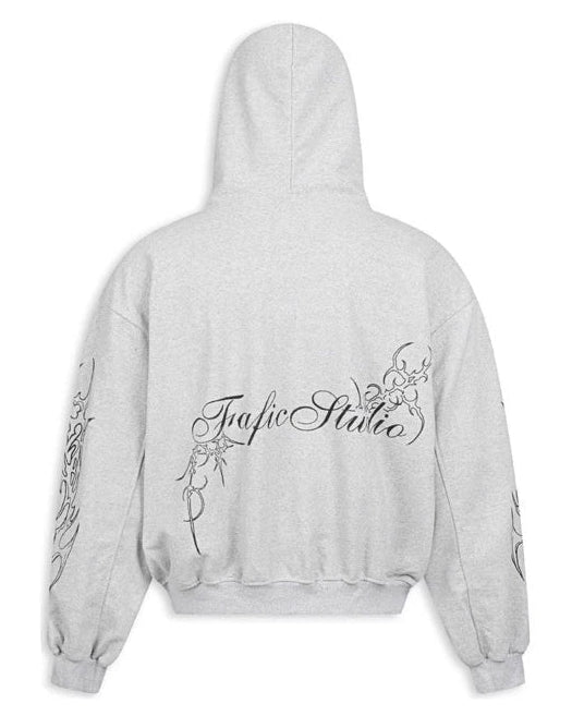 FAFIC STUDIO INK STYLE STREETWEAR HOODIE ZIP