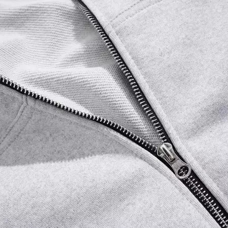 WHOSE STUDIO SYM420 420GSM ANTI-PILLING FRENCH TERRY METAL ZIPPER BOXY HOODIE