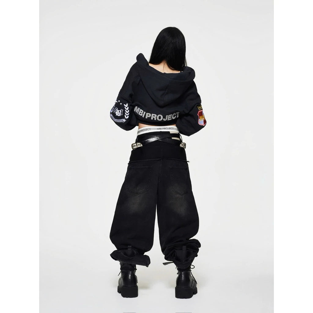MBI UNDERWEAR CUT UP JEANS