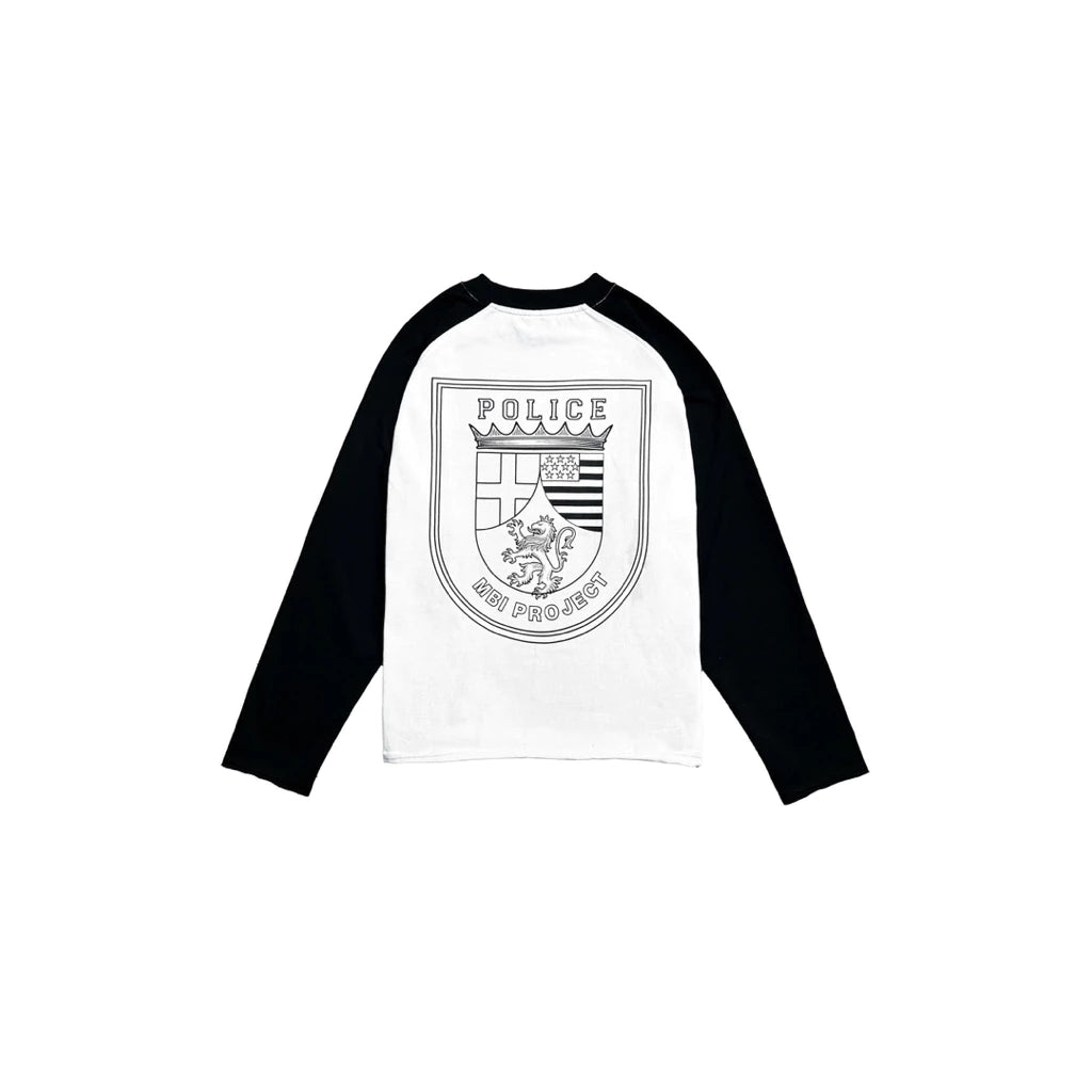 MBI POLICE LOGO RAGLAN LONGSLEEVE