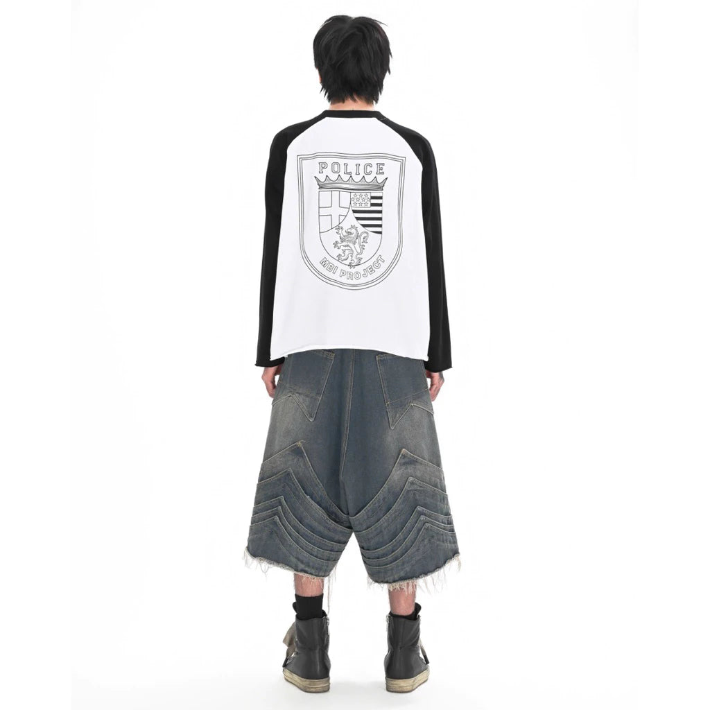 MBI POLICE LOGO RAGLAN LONGSLEEVE