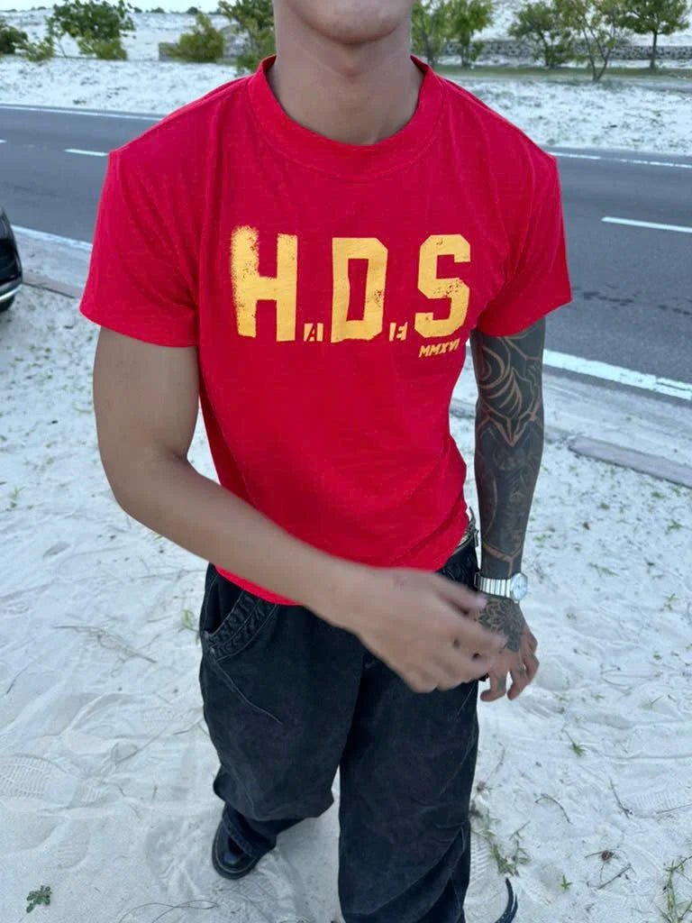 HADES ARCHIVE BABY TEE - RED